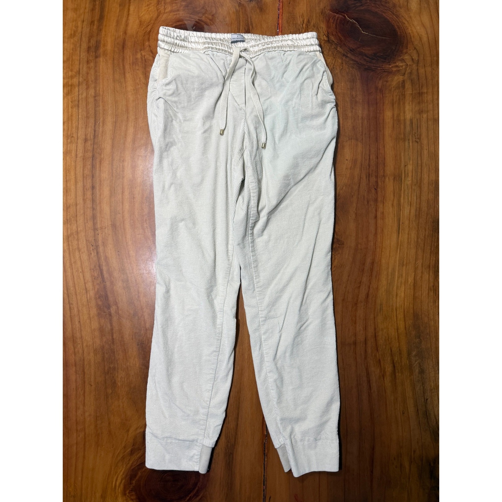 Lorenzo Antoniazzi Women's Chino Pants 42 Us 6 Corduroy Cotton Satin Jogger Aa13